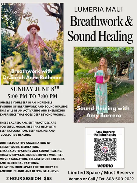 Naturopath Maui HI Breathwork and Sound Naturopath Maui HI Breathwork and Sound